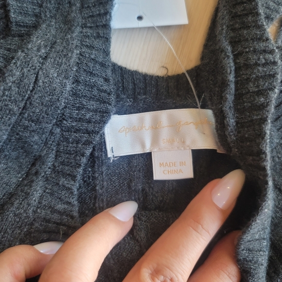 New SPIRITUAL GANGSTER  Knit Hudson Pointelle Tank And Short Matching Set S/L - Picture 15 of 17